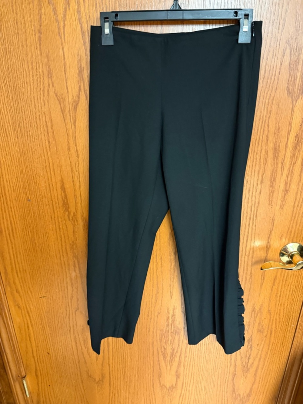 Trina Turk Black Women's Pull-On Cropped Pants